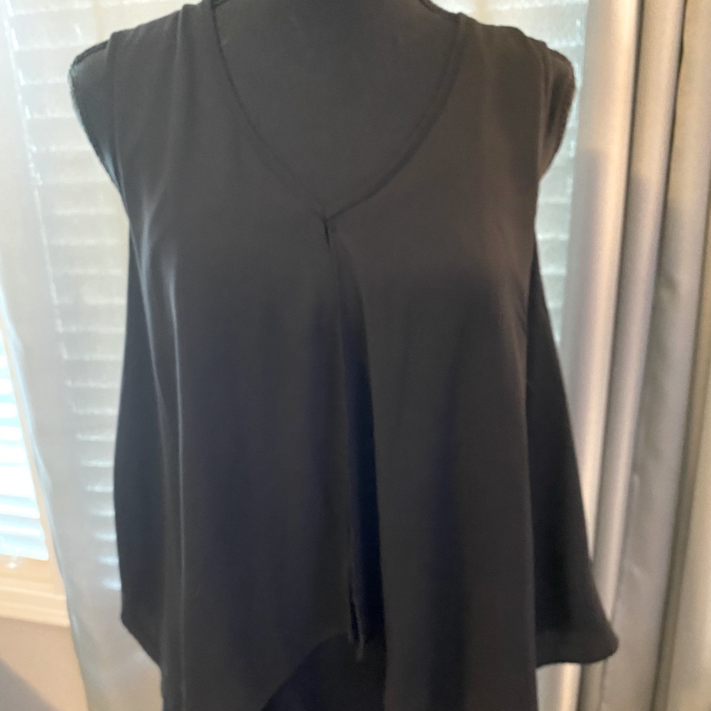 Black flowy blouse
